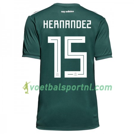 Mexico Hernandez 15 Thuis Shirt WK voetbal 2018